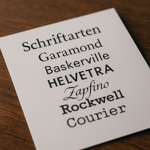 Schriftarten Generator